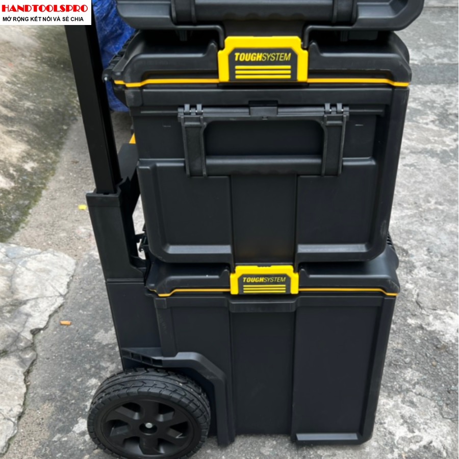 Bộ Combo 3 Hộp dụng cụ có xe đẩy  554x500x1150mm Dewalt DWST83402-1