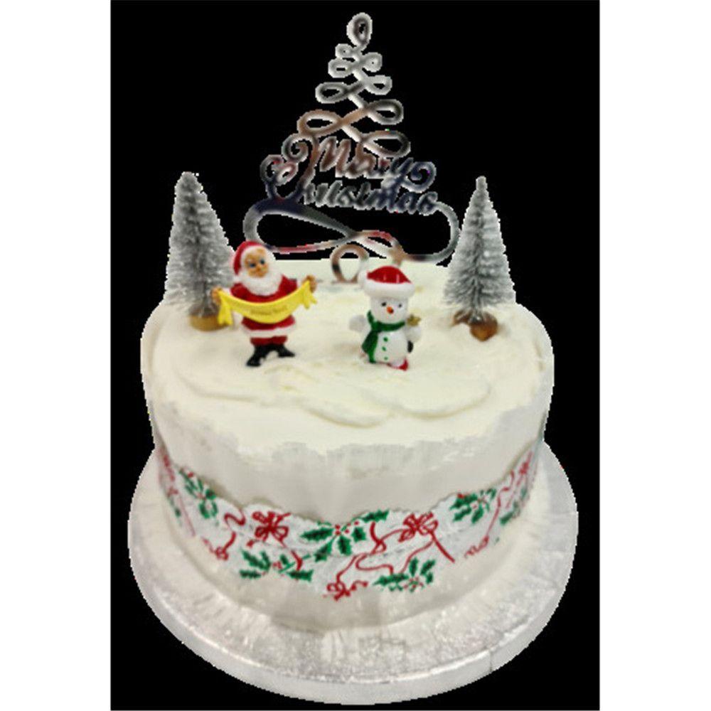 ESPO Que Cắm Trang Trí Bánh Kem Bằng Giấy Acrylic Hình Ông Già Noel Lấp Lánh DIY