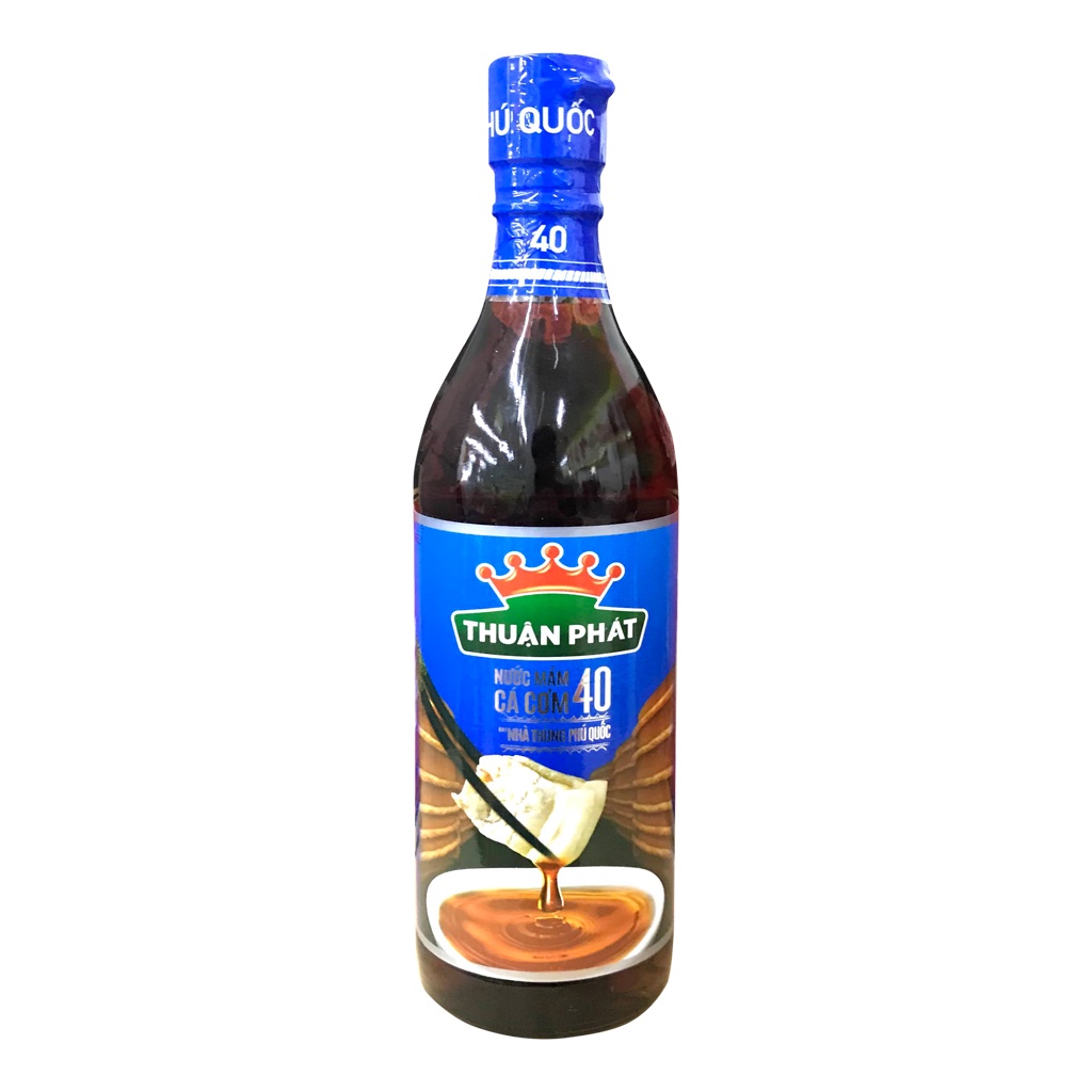 Nước mắm cá cơm thuận phát 40 độ đạm 610ml