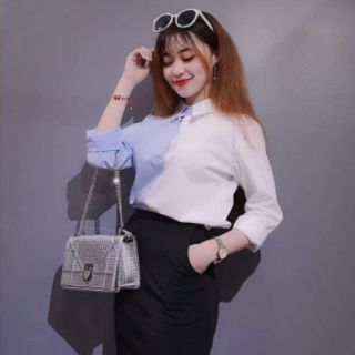 Áo sơ mi chất vải kate lụa