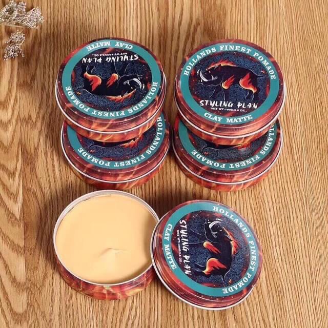 Sáp Vuốt Tóc Styling Plan Pomade 100gr Tạo Kiểu, Giữ Nếp Cho Tóc. HÀNG CHÍNH HÃNG