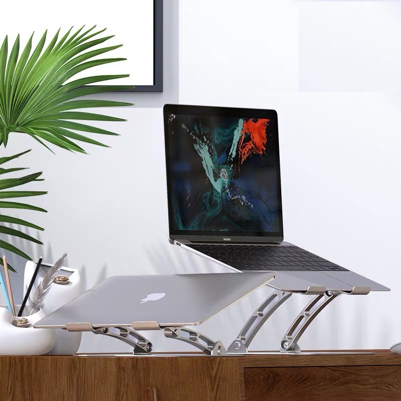 Giá Đỡ Máy Tính, Laptop, iPad, Macbook Hợp Kim Nhôm, tản nhiệt, chống mỏi cổ vai gáy T602 | BigBuy360 - bigbuy360.vn