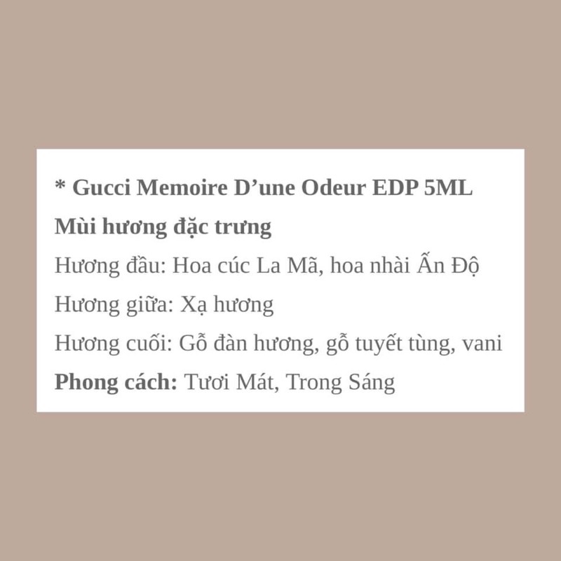 G.U.C.C.I 4PCS Mini Set For Women | Thế Giới Skin Care