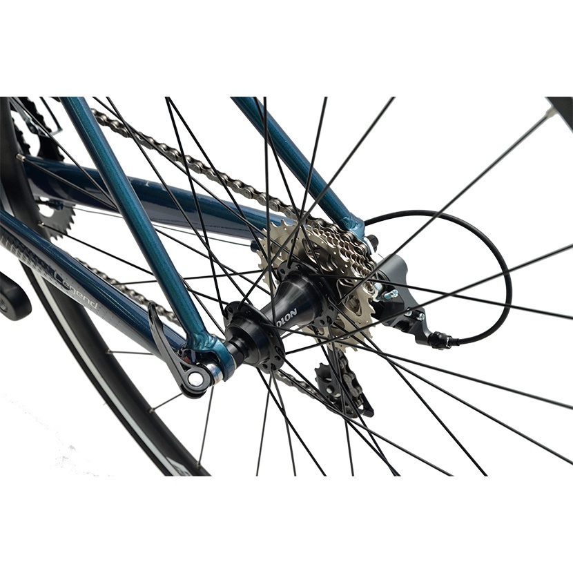 Xe đạp đua LIFE LEGEND, Khung Nhôm cao cấp mối hàn mịn, Tay đề lắc SHIMANO Claris R2000 2x8 ( 16 tốc độ)