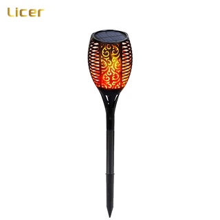 Đèn LICER năng lượng mặt trời kiểu dáng ngọn lửa chống thấm nước IP65 trang trí sân vườn ngoài trời
