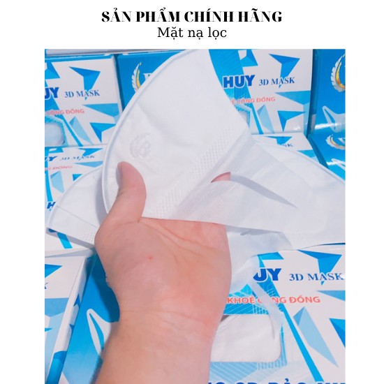Thùng Khẩu Trang 3D Mask Bảo Huy Công Nghệ Dập Nhật Bản ( Thùng 50 Hộp)