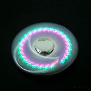Con quay spinner phát sáng pha lê trong suốt nhiều chế độ sáng -Con Quay Đồ Chơi Spinner Có Đèn Led Phát Sáng