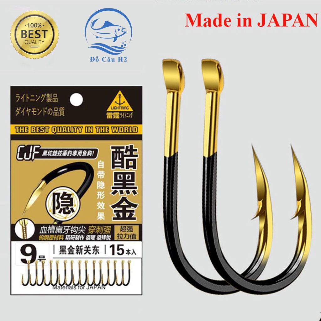 Lưỡi câu cá CJ Seiko Nhật Bản  Cao Cấp Chuyên Câu Đài, Câu Đơn
