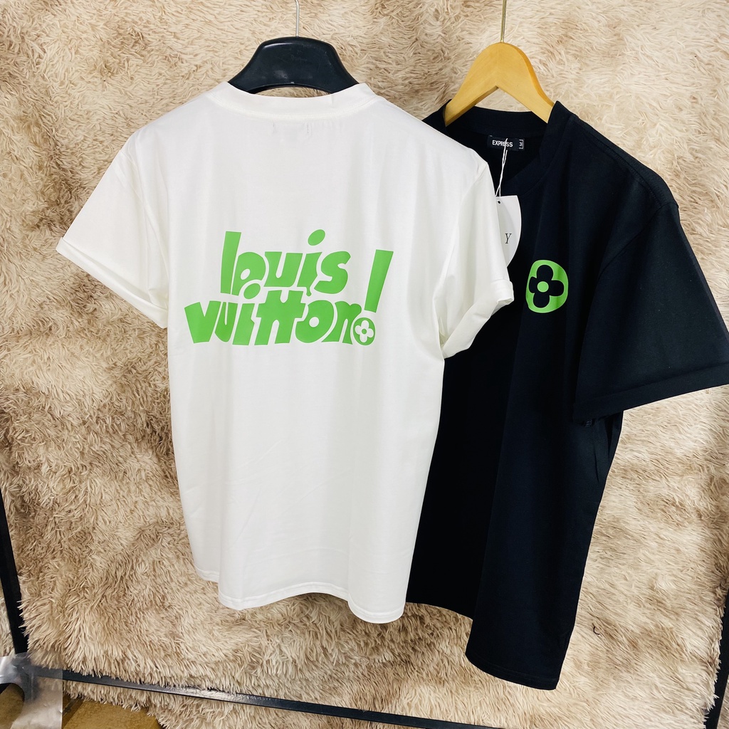 Áo thun unisex louis form rộng vải cotton co dãn - áo phông nam nữ phong cách ulzzang AH-529