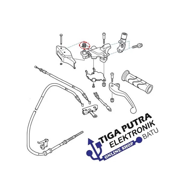 Lò xo + Chốt gài thắng sau Vario Click 2018 2019 2020 2021 ( Có bán lẻ )