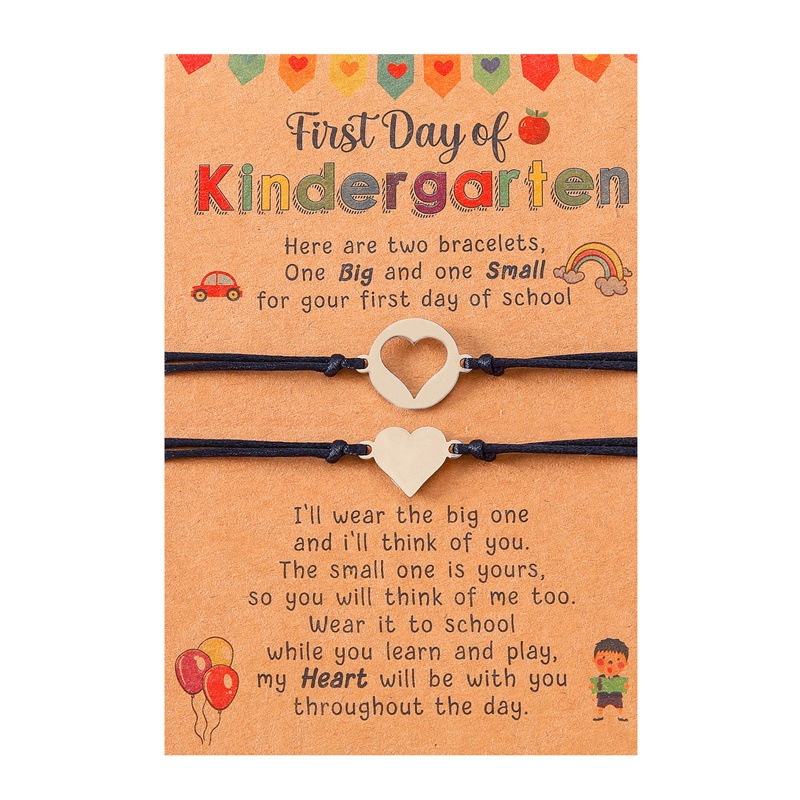 Set 2 Vòng Tay Trái Tim Cho Mẹ Và Bé