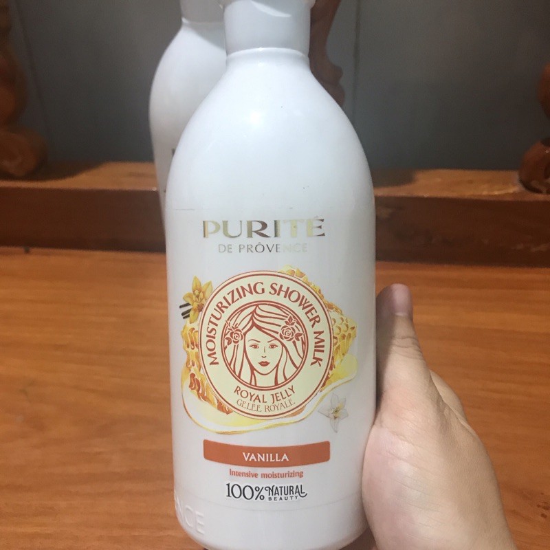 Sữa tắm Purite Dưỡng ẩm sữa ong chúa & vanilla 500 ml