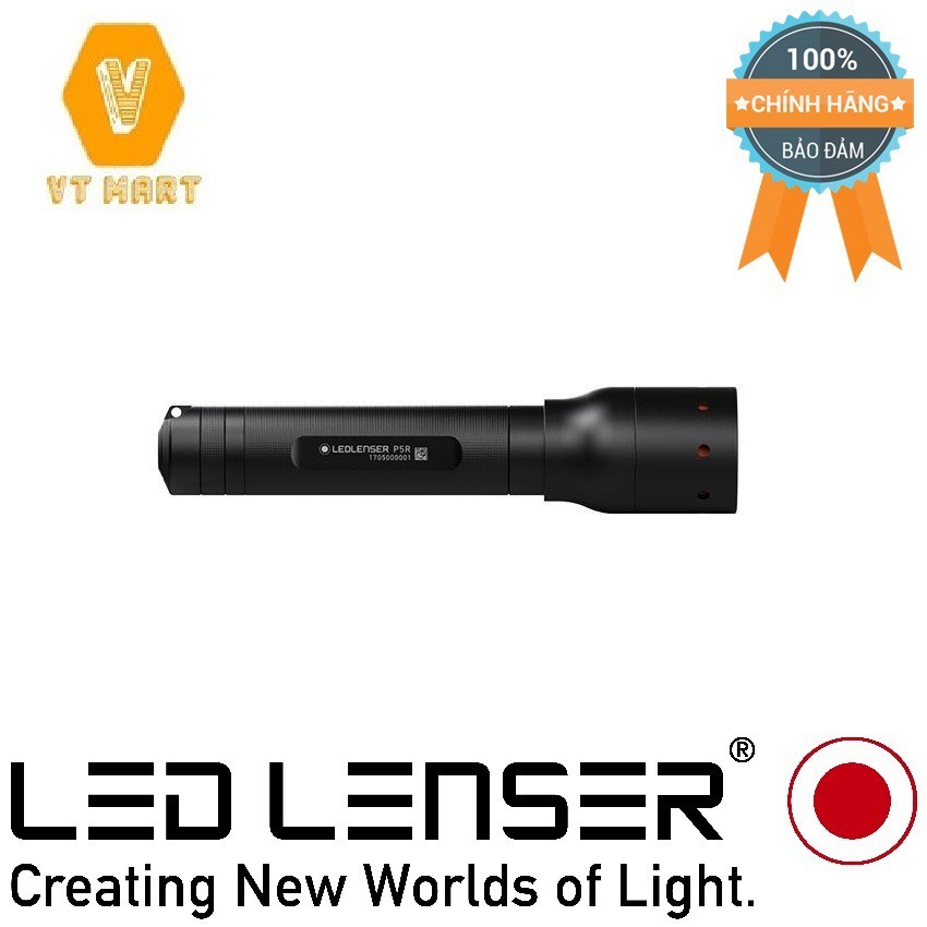 [ CAO CẤP] Đèn Pin Cầm Tay LedLenser P5R Pin Sạc Mẫu Mới Siêu Sáng,nhỏ gọn,với hệ thống sạc từ tính, chiếu sáng tới 15h.