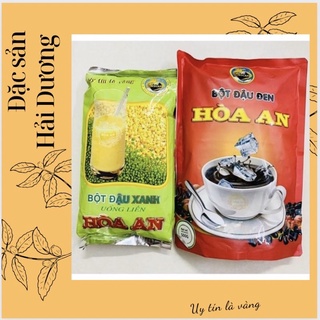 Sét 2 gói Bột đậu xanh + Bột đậu đen uống liền Hoà An 💖 Đặc sản Hải Dương