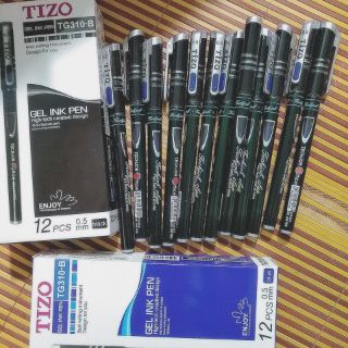 Bút Bi Nước TIZO 0.5mm (Hộp 12 Cái)