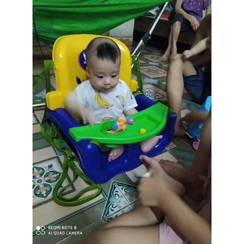 Ghế xích đu KÈM ĐAY TREO cao cấp cho bé Jumper kids
