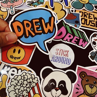[DREW02] 100 sticker drew size medium dán nón bảo hiểm, dán laptop, từ stickaroundvn