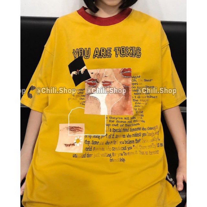 Áo thun you are toxic tay lỡ | BigBuy360 - bigbuy360.vn