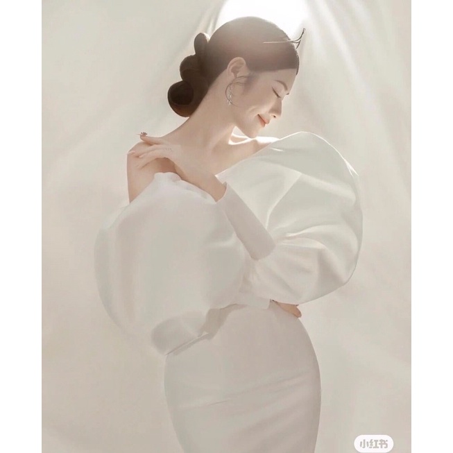 Tay váy cưới siêu phồng