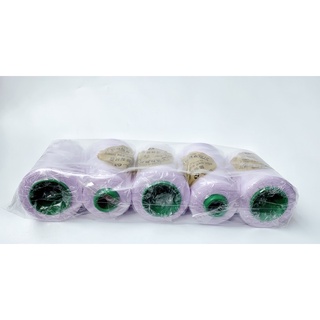 VỈ 5 CUỘN CHỈ MAY 5000M MÀU TÍM HOA CÀ