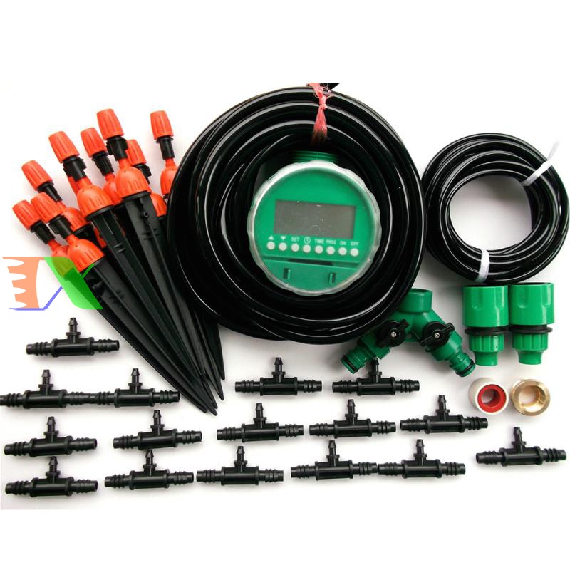 Bec tưới nhỏ giọt 8 tia kết hợp phun sương, điều chỉnh được lưu lượng nước