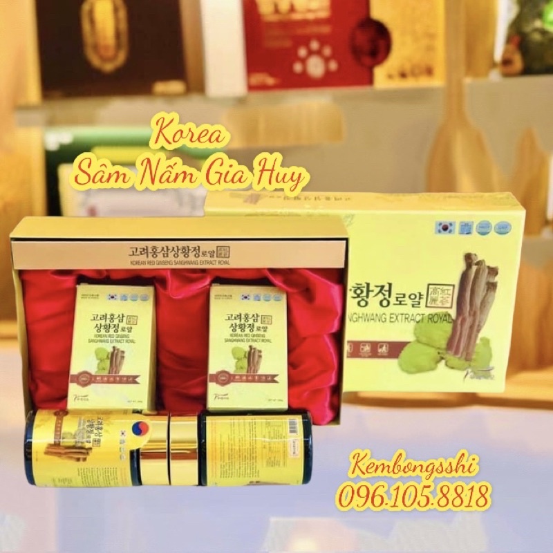 [HÀNG MỚI VỀ] Cao Hồng Sâm Nấm Thượng Hoàng CAO CẤP Hàn Quốc