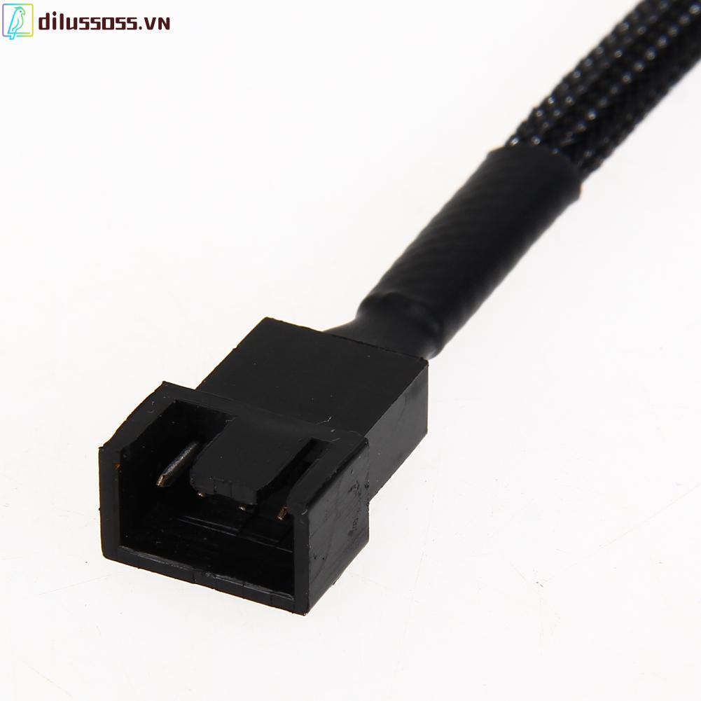 Set 5 dây cáp nối dài quạt tản nhiệt 12in 4 Pin PWM dành cho máy tính