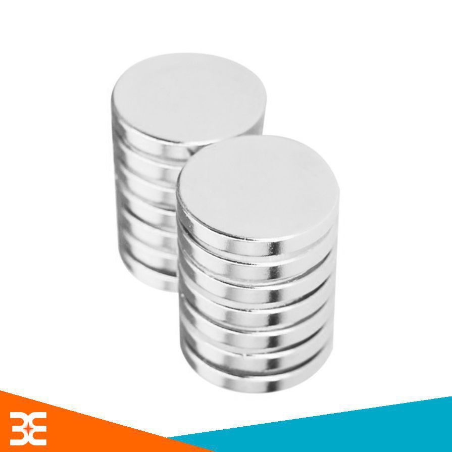 Bộ 5 Viên Nam Châm Đất Hiếm Tròn 20x3mm Không Lỗ Siêu Từ Tính