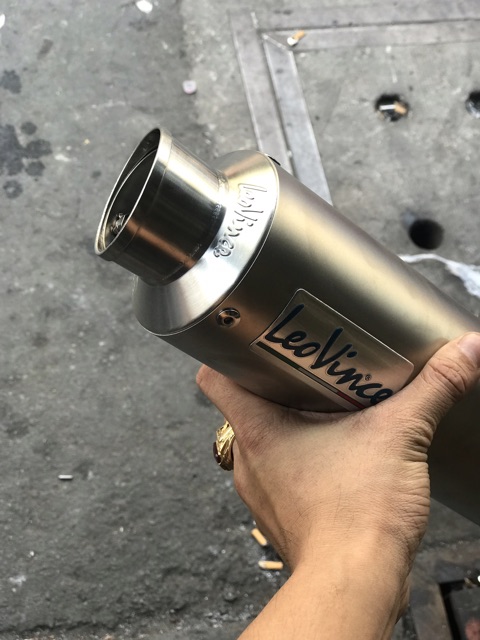Lon bô pô tăng leovince bạc dài 240mm