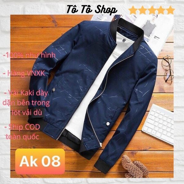 Áo Khoác Kaki Nam ❤️FREESHIP❤️ Áo Khoác Nam Chất Liệu Kaki Dày Dặn 2 Lớp Thời Trang 4 Mùa Hàng VNXK Tô Tồ Shop - AKKKN10 | BigBuy360 - bigbuy360.vn