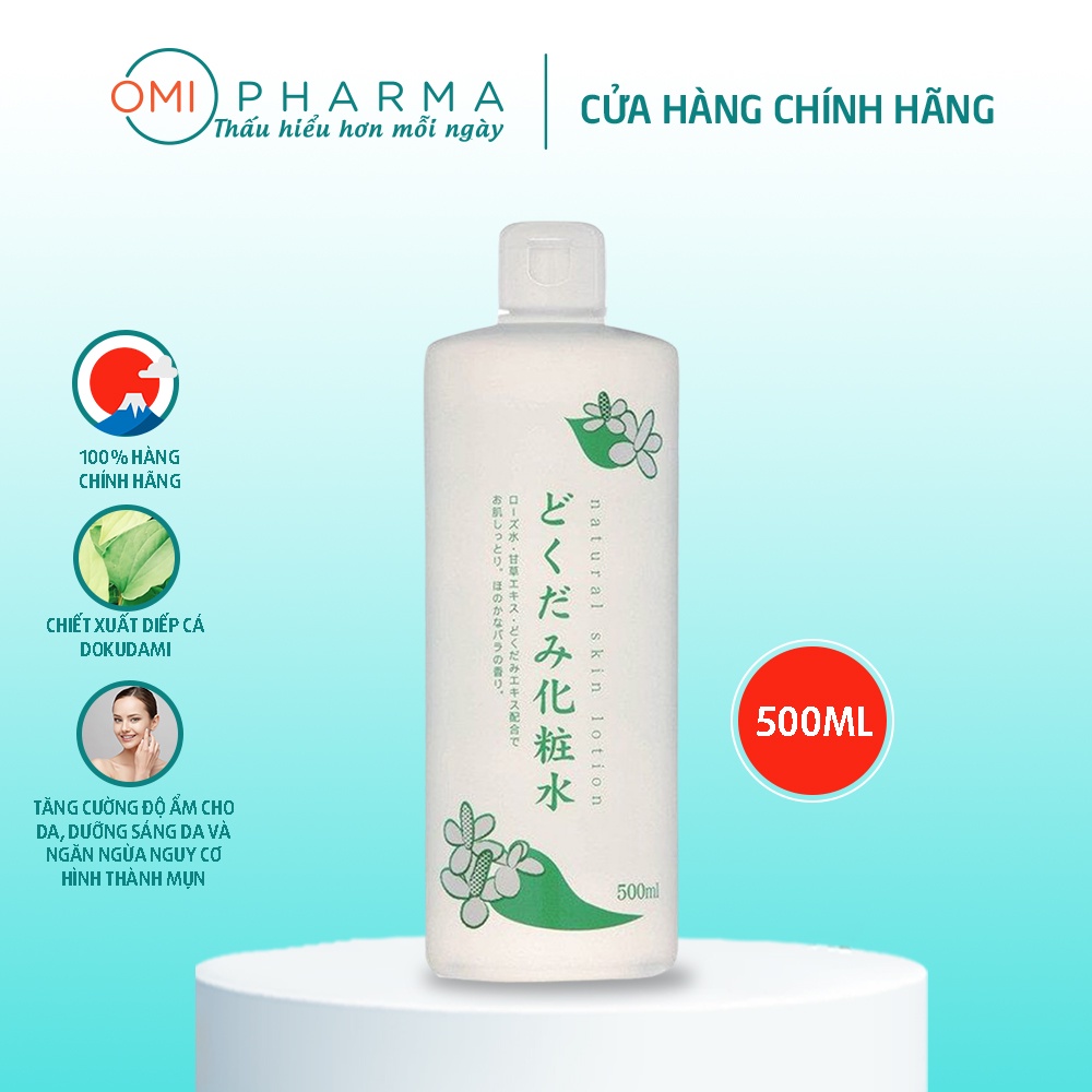 Lotion Nước Hoa Hồng Diếp Cá Dokudami Natural Skin S Select Nội Địa Nhật Bản 500ml