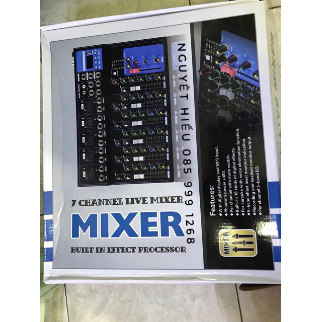 DEAL HOT - Bàn trộn mixer F7 USB có bluetooth