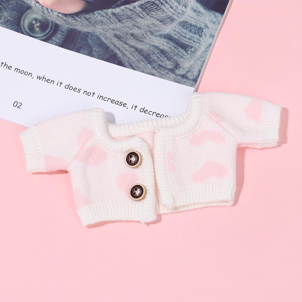 RAINBOW Áo Len Ấm Áp Cho Búp Bê 20cm