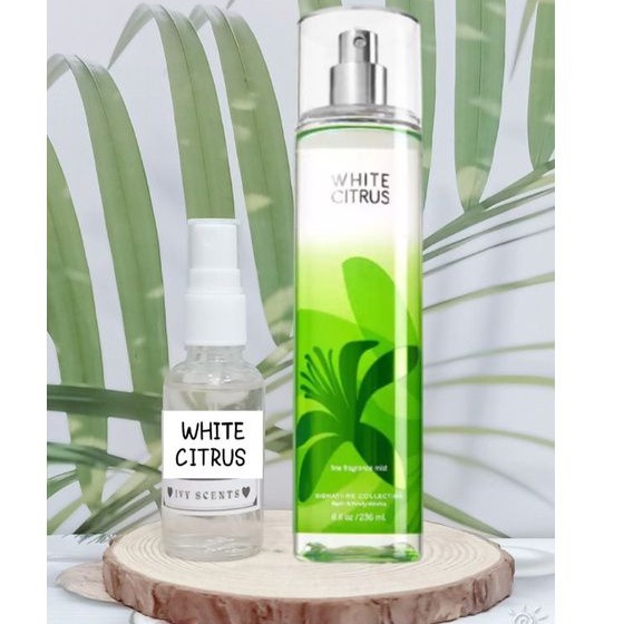 (30ML)XỊT THƠM WHITE CITRUS BATH AND BODYWORKS