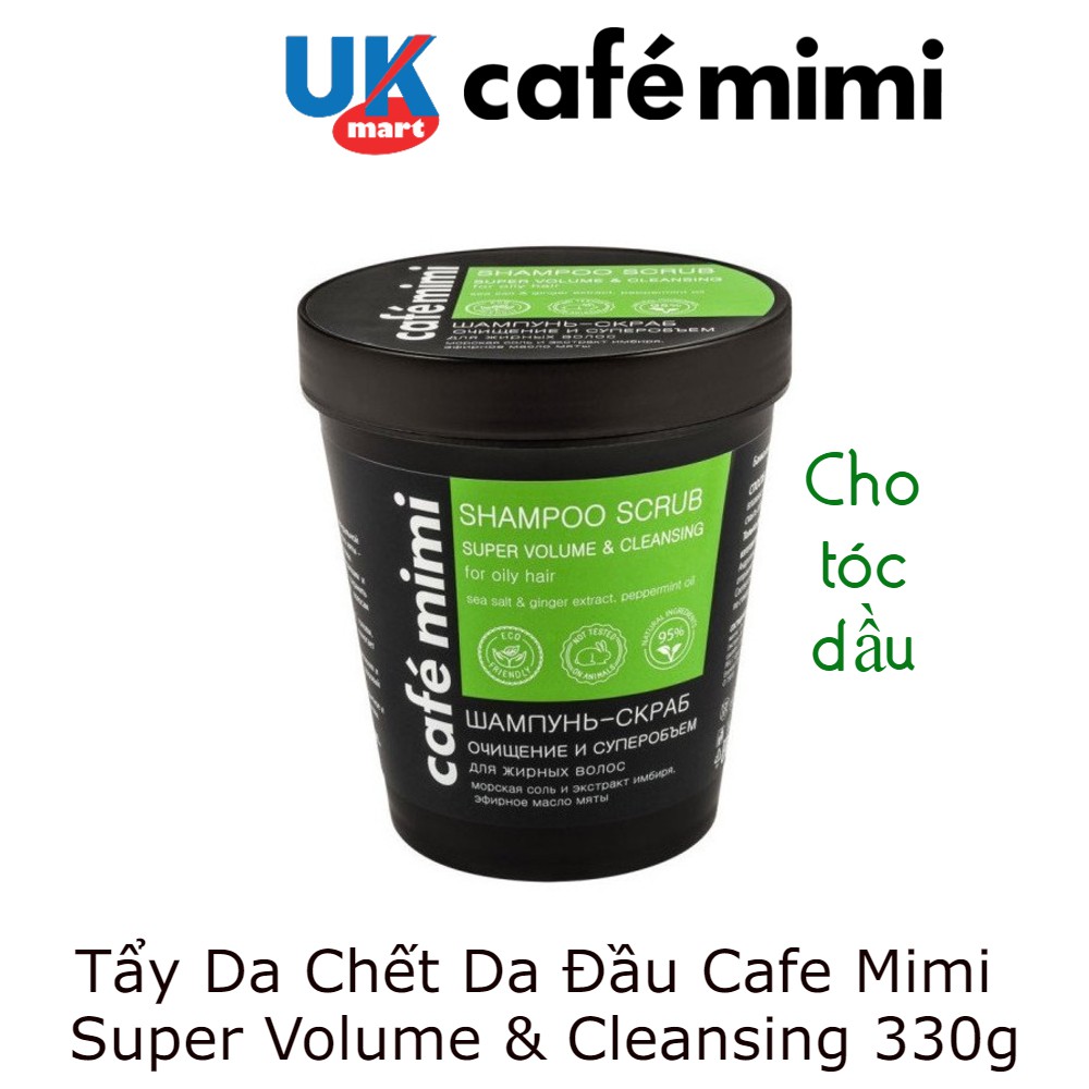 Tẩy Da Chết Da Đầu Cafe Mimi Shampoo Scrub 330g | BigBuy360 - bigbuy360.vn