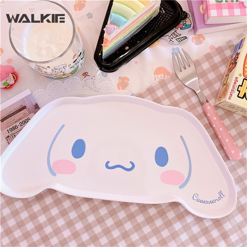 Đĩa Ăn Vặt Ba Ngăn In Hình Nhân Vật Hoạt Hình Cinnamoroll