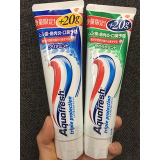 Kem Đánh Răng Aquafresh 140g +20g Nhật Bản