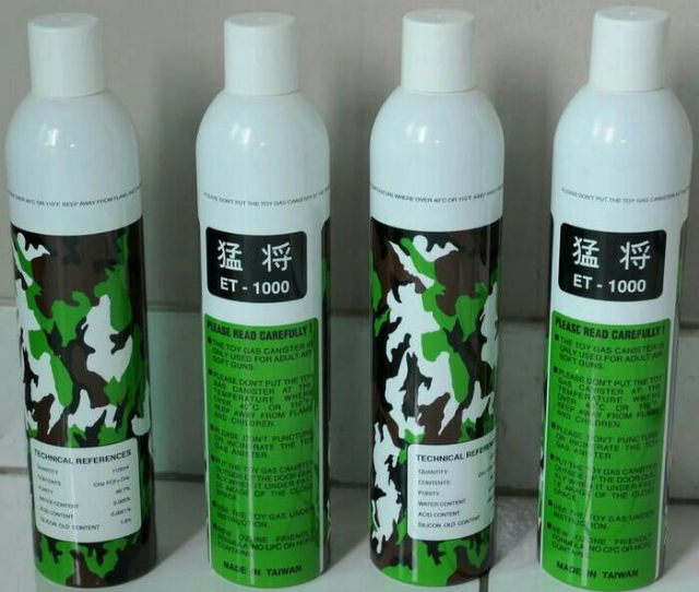 Green Gas  Bình Lớn 1100ML Chuyên Dùng Cho Airsof.t Nén Khí Hơi Mạnh Hàng Cao Cấp Chính Hãng Nhập Khẩu Mỹ