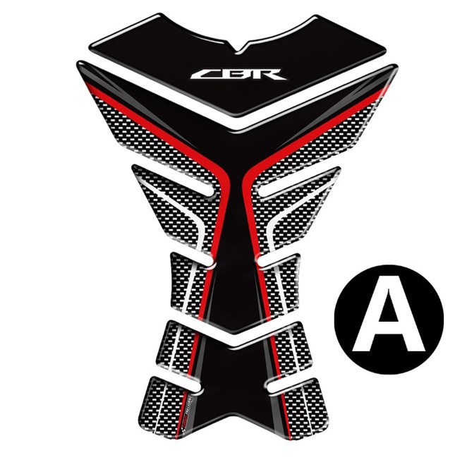 Miếng Dán Trang Trí Bình Nhiên Liệu Hình Xương Cá Cho HONDA CBR RR CBR150R CBR250R CBR300R CBR500R CBR650R/F CBR600 F2 F3 F4 F4i
