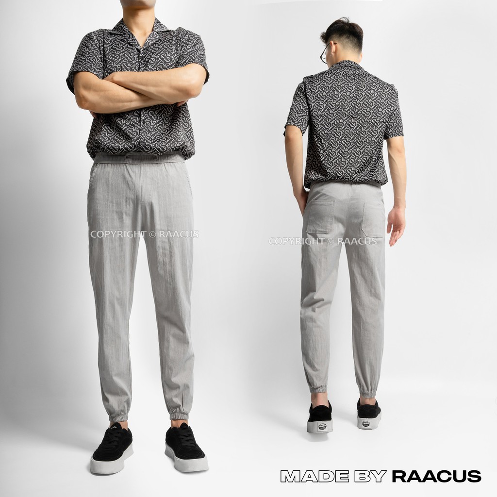 Quần jogger nam chất đũi dáng ôm, quần nam thể thao unisex thời trang cao cấp  RAACUS – Q021