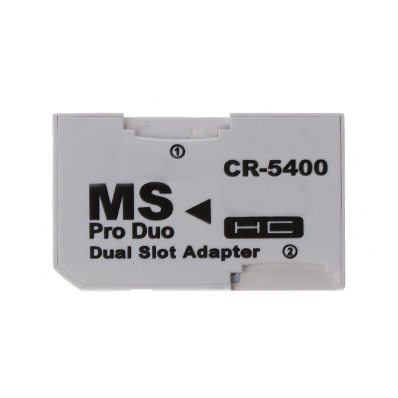 Thẻ Nhớ Micro SD TF Sang MS Pro Duo Cho PSP Card 2 Ngăn