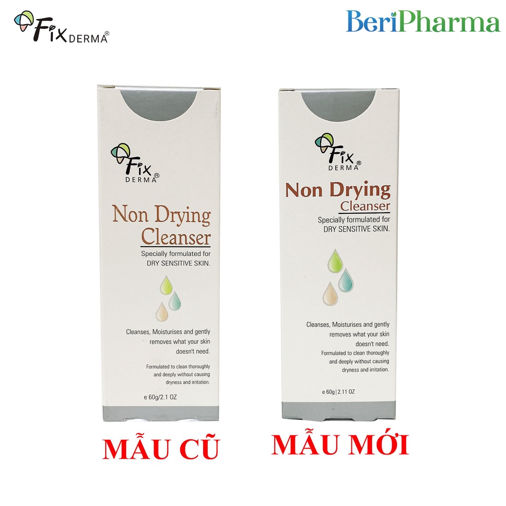 Fixderma Sữa Rửa Mặt Non Drying Cleanser 60g