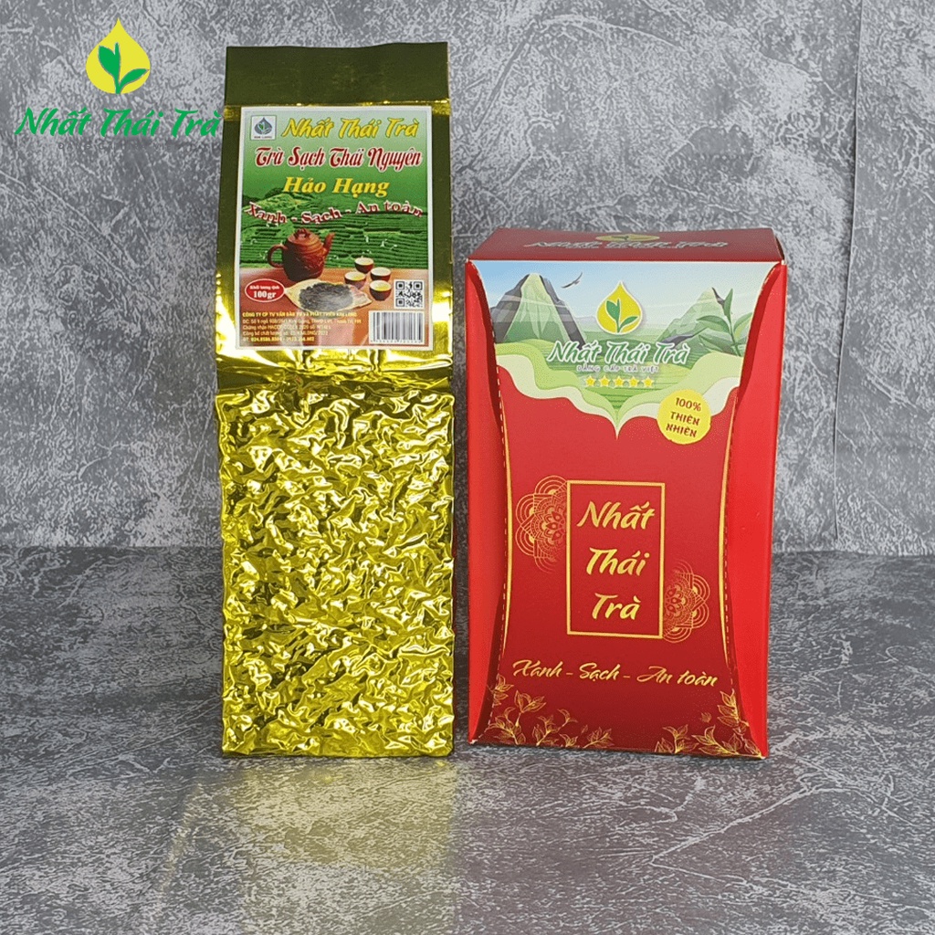 Chè Thái Nguyên Nhất Thái Trà 100gr kèm Hộp giấy cứng