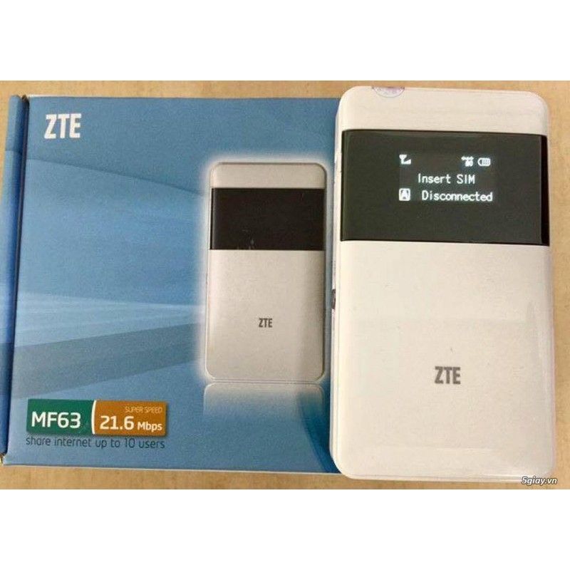 Bộ Phát WiFi 3G Di Động ZTE MF63 - Huco Việt Nam