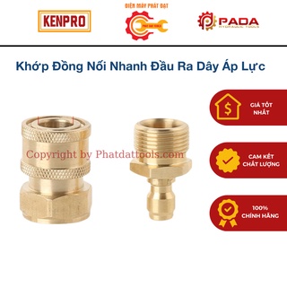 Khớp Đồng Nối Nhanh Đầu Ra Dây Áp Lực Cho Máy Rửa Xe Cao Áp-Máy Rửa Xe Gia Đình