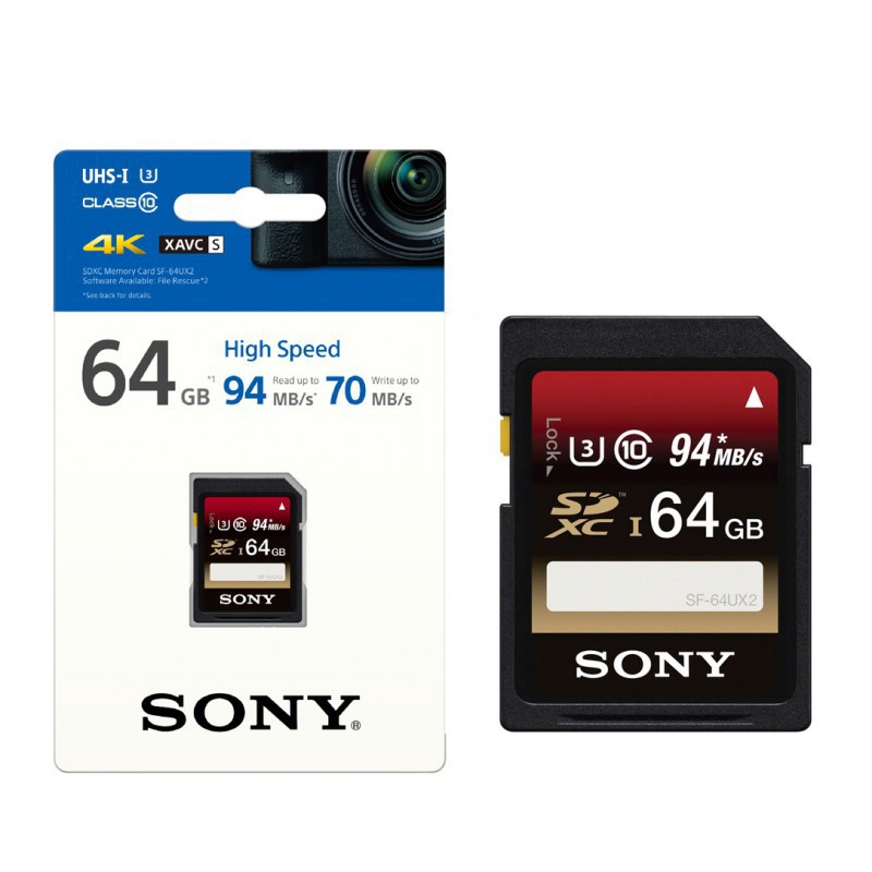 Thẻ Nhớ SDXC Sony 64GB 94MB/s (SF-64UX2)