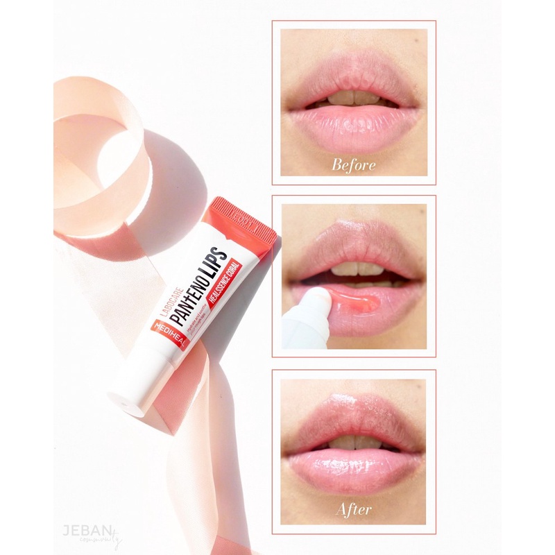 [HCM] Son Dưỡng Ngừa Thâm - Nứt - Làm Hồng Môi Labocare Panteno Lips 10g #Healssence Coral - Cam