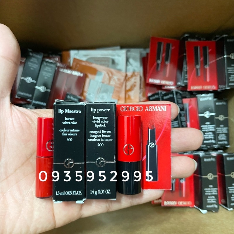 Son GIORGIO ARMANI lip maestro / lip power mini