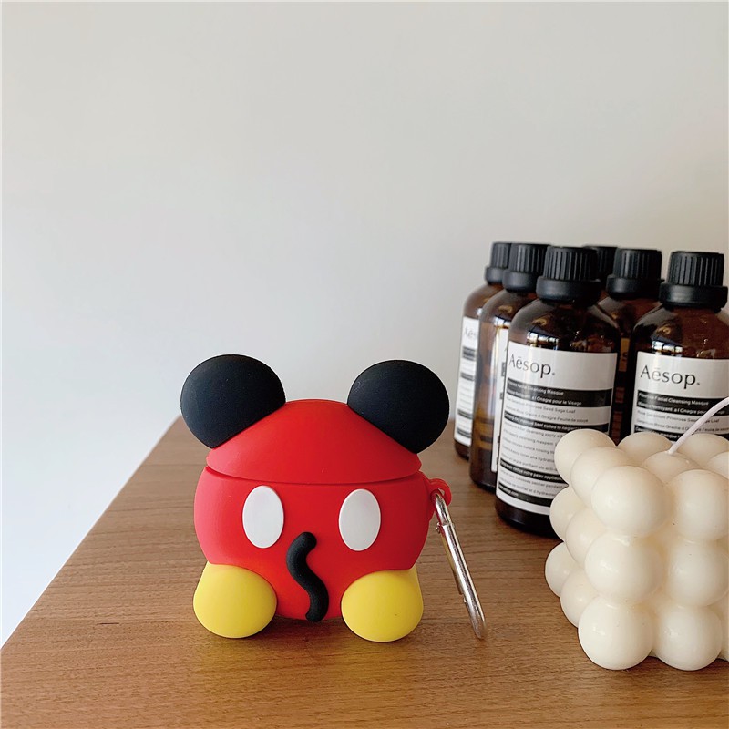 Vỏ Bảo Vệ Hộp Sạc Tai Nghe Airpods 1/2 Hình Hoạt Hình Nhân Vật Disney