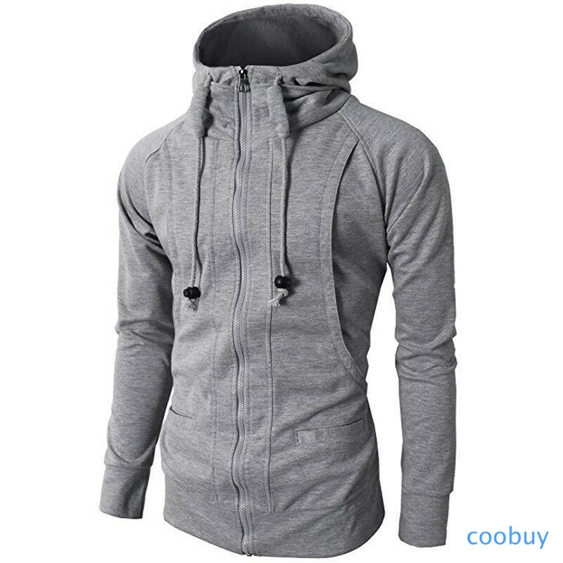Áo Khoác Hoodie Thể Thao Màu Trơn Cho Nam | BigBuy360 - bigbuy360.vn